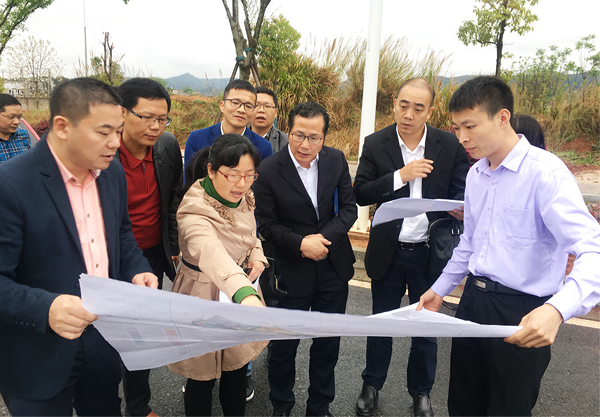 高新教育集团大余衡水实验学校建校选址考察现场